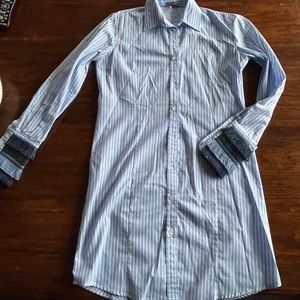 Long sleeve cotton dress